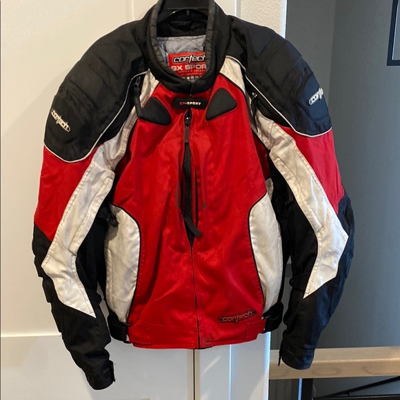 Cortech Red  GX Sport Series 2 Motorcycle Jacket - Picture 1 of 16